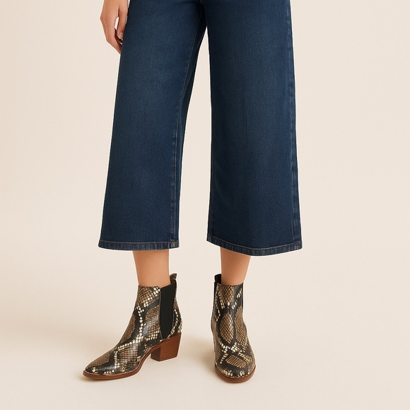 Madewell Shoes - Madewell The Regan Boot in Snake Embossed Leather